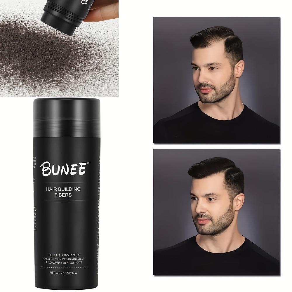 BUNEE Hair Building Fibers - 27.5g Instant Thickening Powder for Fuller, Volumizing Styles |, Ideal for All Hair Types