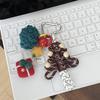 Cute Weaving Felt Christmas Tree Keychain Pendant Kawaii Exquisite Bag Hanging Decoration Sweet Versatile Decoration Accessories
