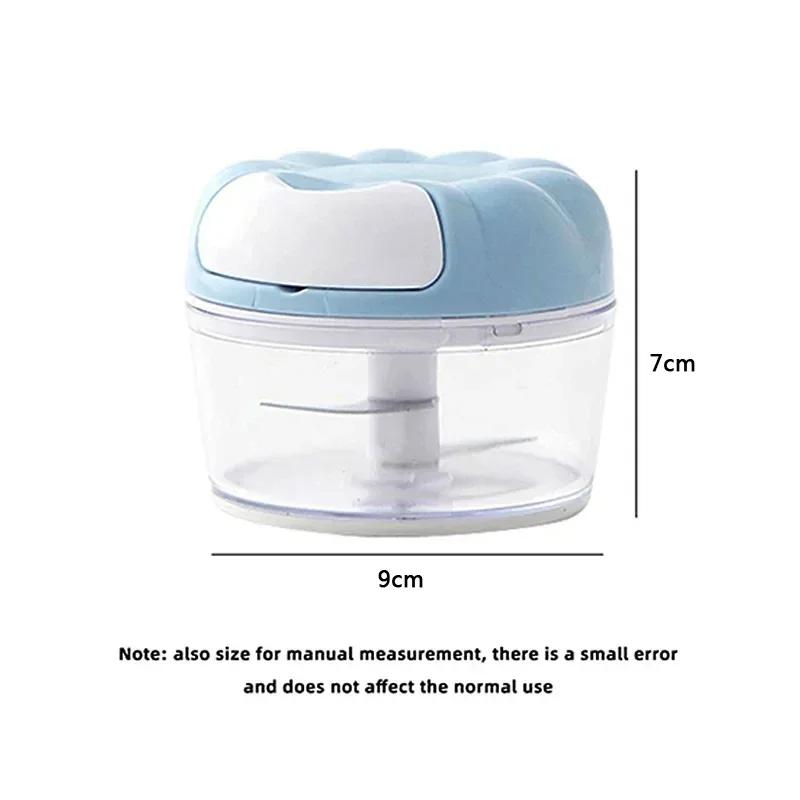 Mini Tritatutto per Alimenti Aglio Verdure Tritatutto Mincer Frullatore Pressa Gadget da Cucina Portatile Multifunzionale Macchina per Cipolle Verdure