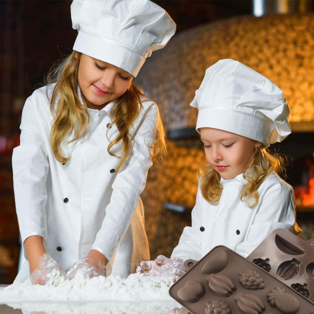 Silicone 11 Fruit Chocolate , Ice Grids Pudding Jelly Baking