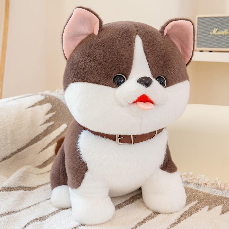 Cartoon Cute Puppy Dog Lucky Dog Doll Plush Toy Husky Doll Children'S Rag Doll Birthday Gift