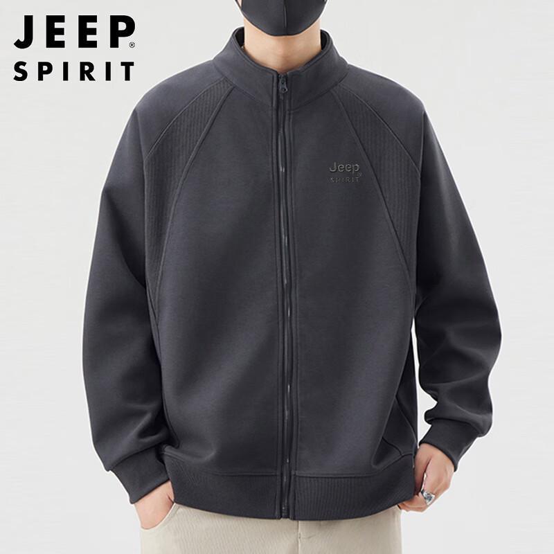 

JEEP SPIRIT Men s Autumn/Winter Casual Hoodie Jacket 4XL