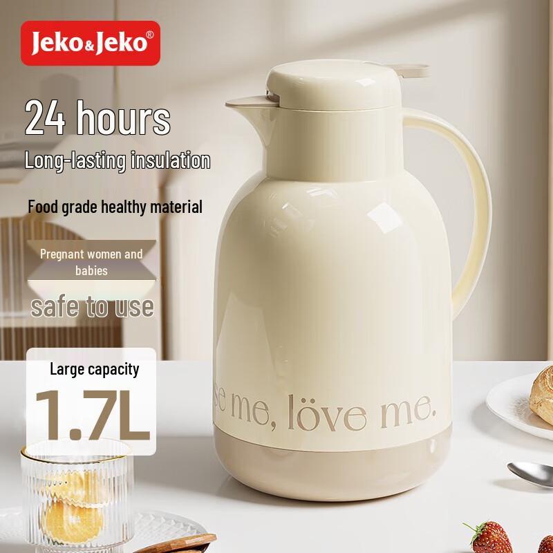 

JEKO&JEKO Perrot 1.7L Glass Lined Insulated Thermos Pot