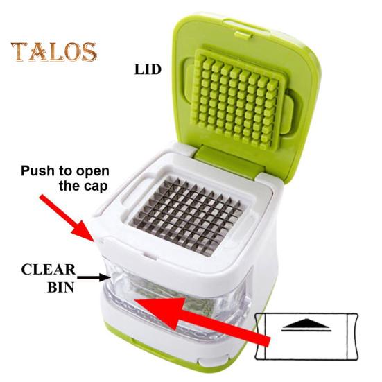 Garlic Press Slicer Manual Mincer Grater And Slicer Non-Slip Handle Ginger Spice Grinder Kitchen Gadget for Home Restaurant