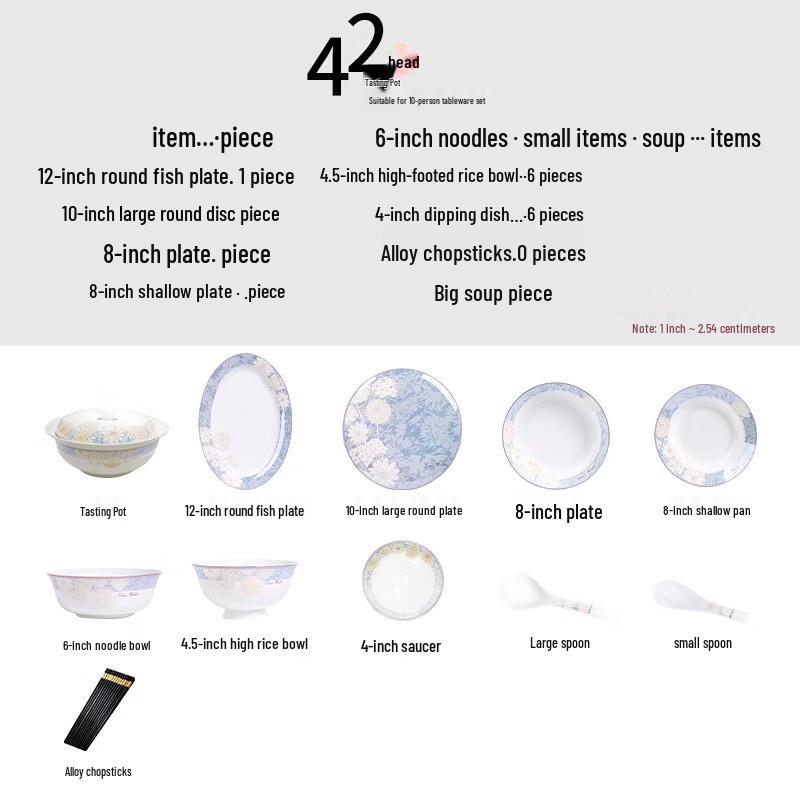 Light Luxury Cartoon Bone China Dinnerware Set