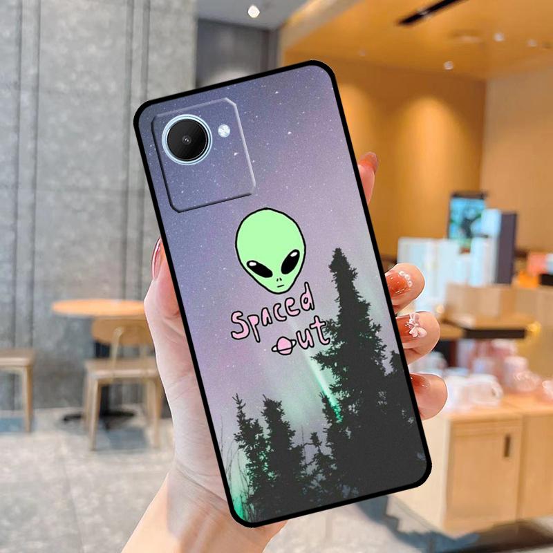 Aesthetics Alien Space Vaporwave For Realme 15 10 11 12 13 14 Pro Plus GT6 GT7 Pro C61 C67 C63 C71 C55 C51 C65 C53 C75 Case