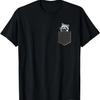 Taschenwaschbär Shirt Niedlicher Lustiger Waschbär in Tasche Geschenk T-Shirt