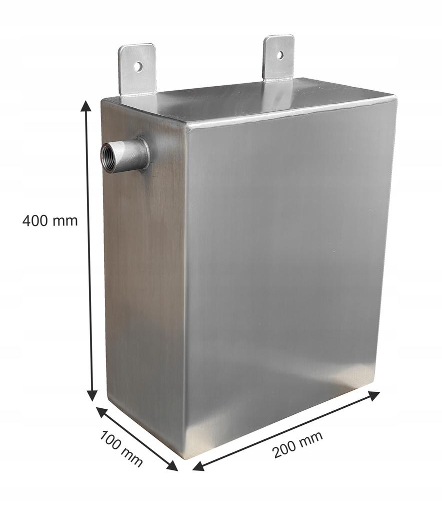 Ausgleichsbehälter Heizung. Edelstahl 8L