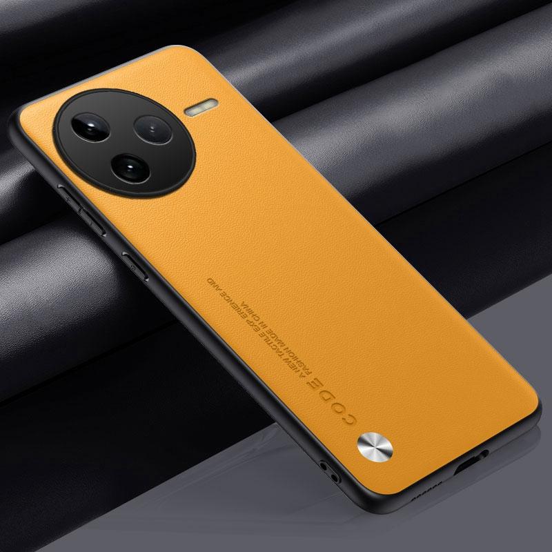 Luxury PU Leather Case For Xiaomi Poco F7 Pro 5G Back Cover Matte Silicone Shockproof Full Protection Phone Case For PocoF7 Pro
