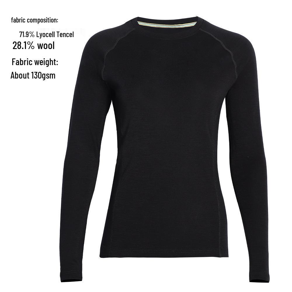 Women's Quick-Dry Merino Tencel Base Layer Long Sleeve Shirt