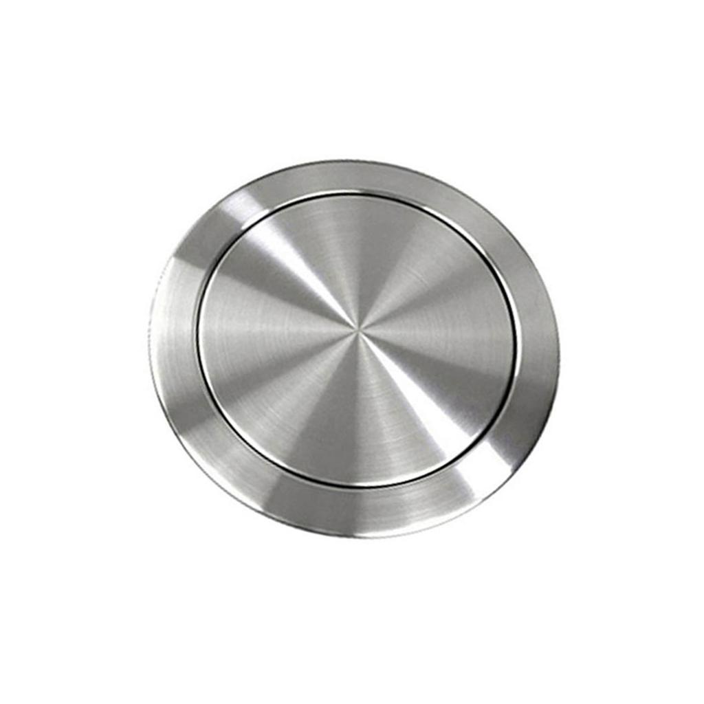 Rotating Lid Trash Can For Recessed Installation Kitchen Bathroom Application Countertop Waste Bucket for Odor Control