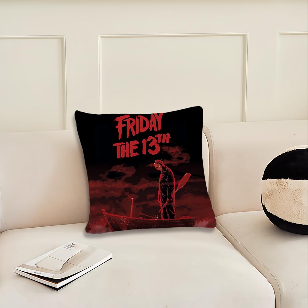 Film F-Friday 13th Halloween Cushion Cover Living Room Headboard Office Cushion Bedroom Cushion Sofa Nap Time Pillow Case