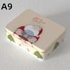 Christmas Tinplate Candy Tin Can Metal Box Cartoon Elk Santa Claus Letter Printed Xmas Candy Cookie Tea Storage Gift Case