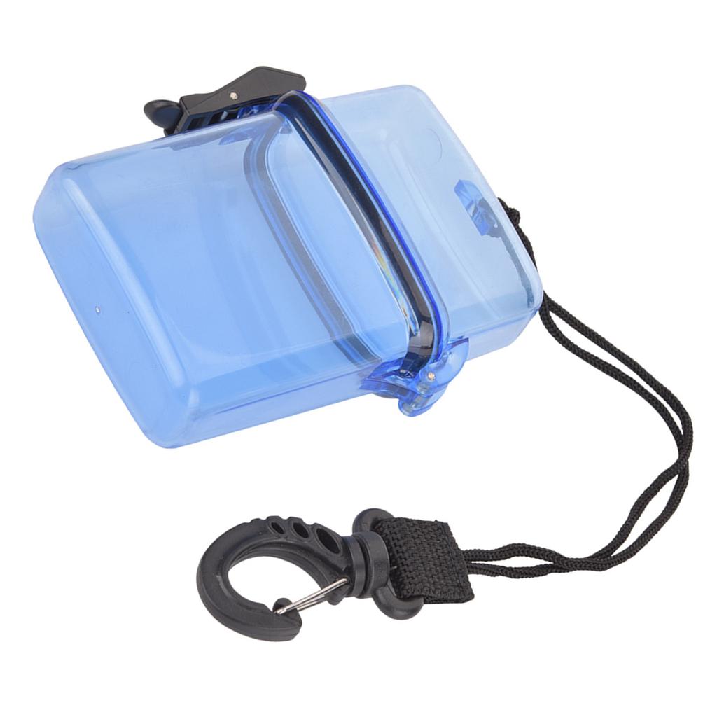 Plastic Transparent Underwater Kayak Sealing Box with Rope Hook for Surfing Canoe Kayak