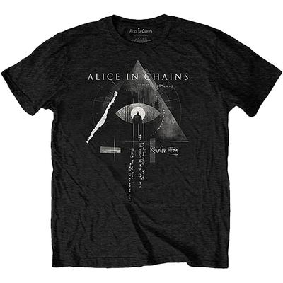 Alice In Chains Fog Mountain T-shirt XX-Large Black Unisex T-Shirt