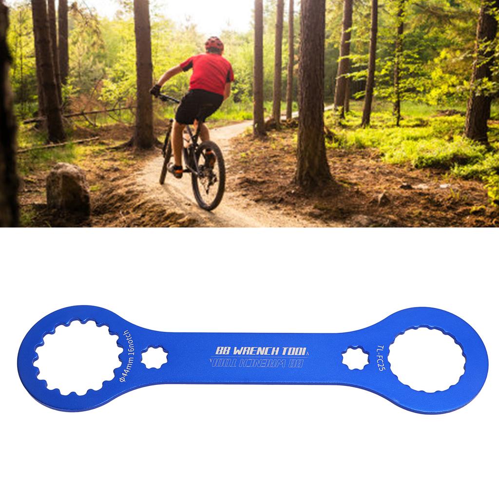 Bicycle Bottom Bracket Wrench Tool Aluminum Alloy Bike Integrated Hollow BB Wrench for Mountain Road Bike