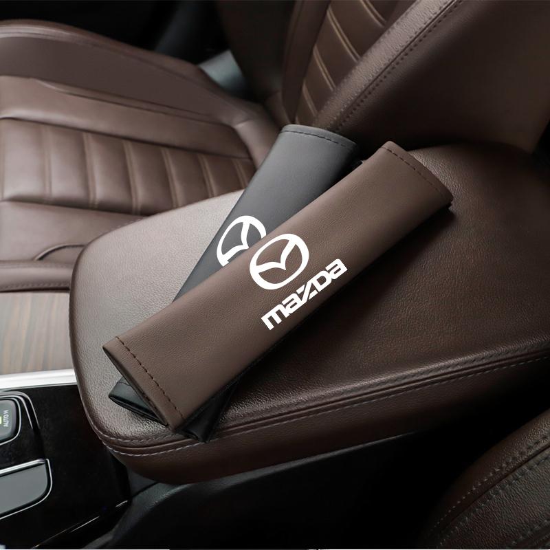 Car Seat Belt Interior Accessories Seat Belt Cover Interior For Mazda 3 6 CX5 2 CX3 CX9 MX5 RX8 Axela Demio Atenza MS GJI