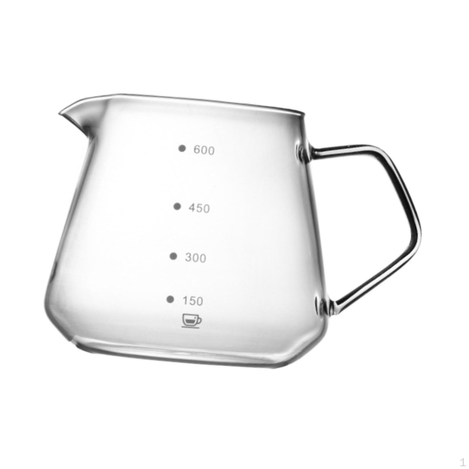 

Кофейная чашка с носиком для наливания, стеклянный мерный инструмент для взбивания молока и чая чистый