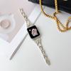 Butterfly Alloy Fashion Watch Bands for Watch 10/9/8/7 IWatch 40/42/44/45mm Bangle Design Press Buckle Full Color Printing