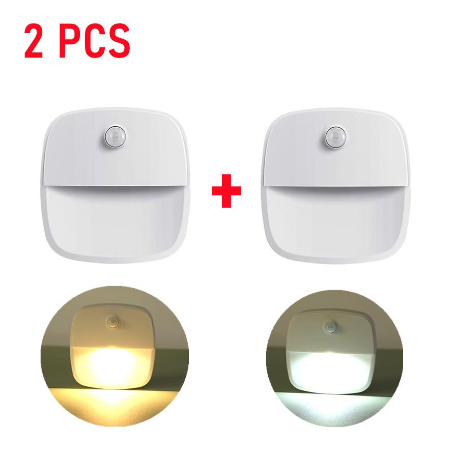 LED Night Light Cabinet Lights Smart Motion Sensor Light Wall Lamp for Home Aisle WC Hallway Stair Kitchen Bedroom Night Lamp