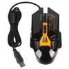 Wired Mouse Ergonomic RGB Backlit Adjustable DPI 7 Programmable Keys Gaming Mouse for Gaming Office Study Black