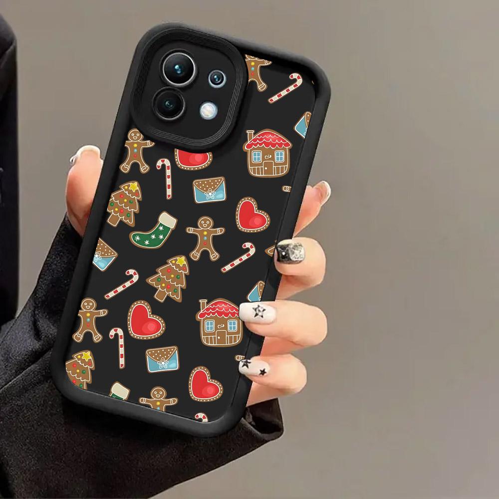 Merry Christmas Drawings Print Phone Case For Xiaomi 17 Pro Max 15T 14T 13T 11Lite Poco X5 X6 X7 F5 F7 M6 M7 Pro 5G Soft Cover