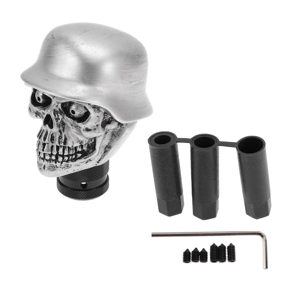 HOPESPANNER 8.6cm Skull Shift Knob Universal Gear Shift Knob Resin Stick Shifter Lever Knob