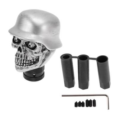 HOPESPANNER 8.6cm Skull Shift Knob Universal Gear Shift Knob Resin Stick Shifter Lever Knob