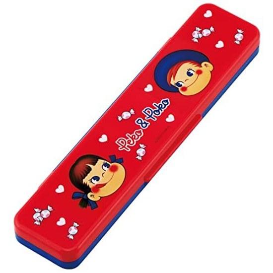 Skater combination set chopsticks spoon 18cm antibacterial Peko-chan made Japan CCS3SAAG-A