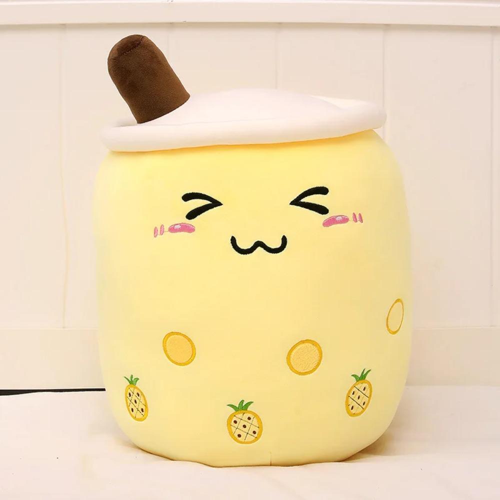 24cm Cute Milk Tea Cup Plush Toys Soft Stuffed  Kawaii  Boba Tea Plushie Toy For Kids Christmas Toys Birthday Gifts