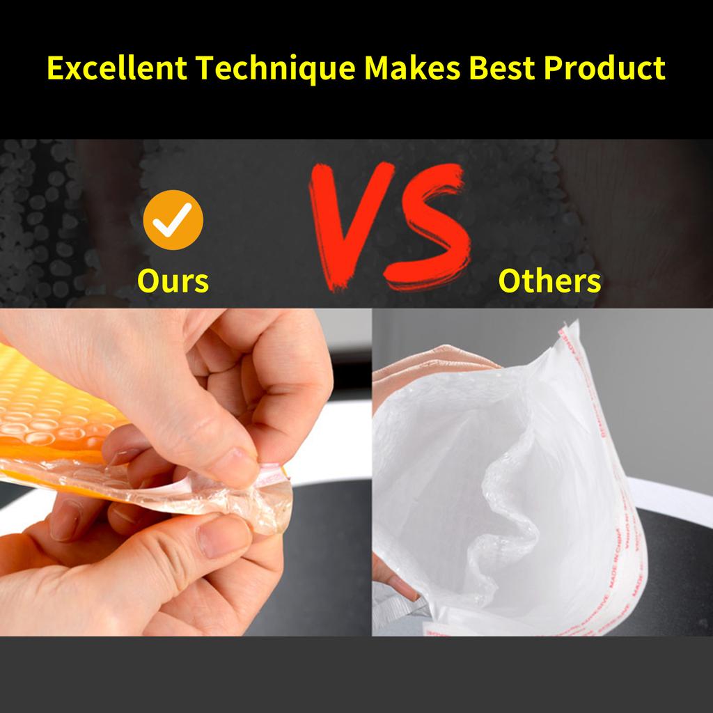 Luftpolsterversandtaschen Gepolsterte Versandtasche PolyMailer Selbstklebend Versand Geschenkbeutel für Lieferung Zeitschrift Gefütterte Versandtasche