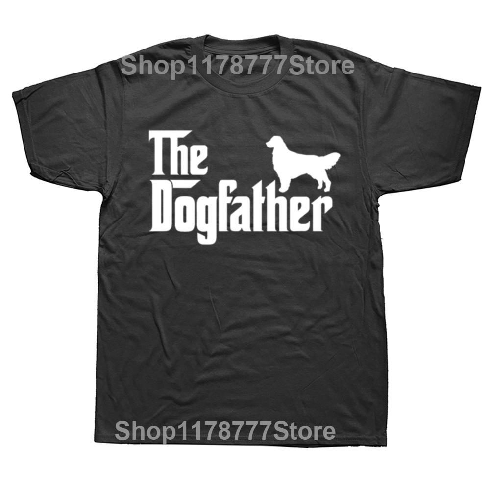Lustiges Bestes Golden Retriever Papa Aller Zeiten Hundeliebhaber Besitzer T-Shirts Grafik Baumwolle Streetwear Kurzarm Geburtstagsgeschenke T-Shirt Herren