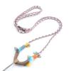 Hetian Jade Beeswax Tangka Rope Necklace with Multi-Treasure Hand-Rubbed Cotton Thread Tassels - DIY Weaving Accessory.