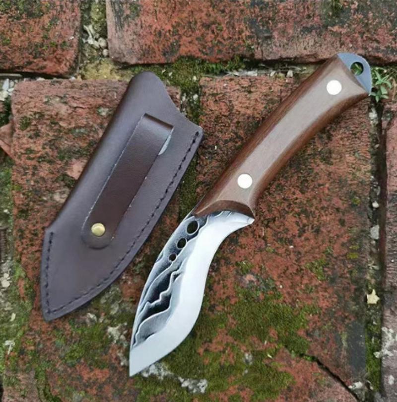 Edelstahl Mehrzweckmesser Schmiedehammer Knochenmesser Haushalt Metzgermesser Fleischmesser