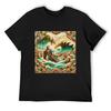 Divine Passage_ Moses Parting the Red Sea T-Shirt Customs Design Your Own Oversizeds Quick-drying Summer Tops Luxury Clothes Men