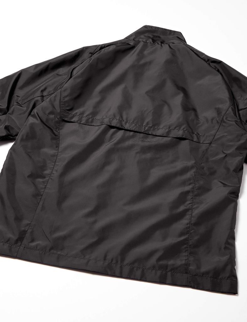Mizuno Training Wear Windbreaker Shirt Jacket Water Repellent Sweat Absorbent Quick Drying Unisex 32JE8015 XL Black/White