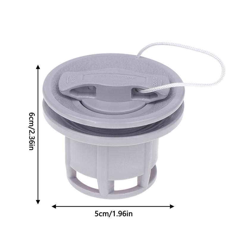 8 Teeth Inflatable Boat Air Valve Boat Raft Dinghy Kayak Canoe Accessorie Double Seal Leak Protection Air Valve Adapter Cap