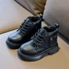 Winter Girls Snow Boots Children Soft-sole Non-slip Rivets Boys Cotton Shoes Child Outdoor Baby Warm Plush Princess Boots I10058