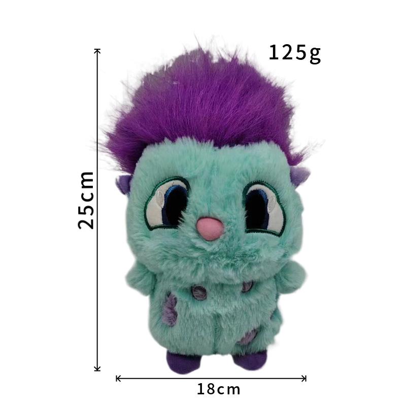 25cm Bibble plyšové hračky Roztomilý jemný plyšový anime dekor do pokoje panenky navržené pro dárek k narozeninám dítěte
