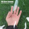 0.3&0.5mm PVC Clear Tarpaulin Thickened Rain Awning Cloth Pergolas Raincover Waterproof Canopy Sail Transparent Rainproof Screen