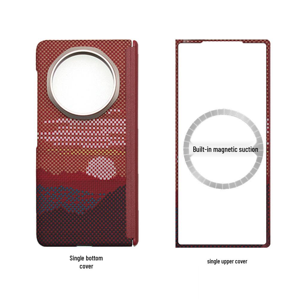 Honor MagicV5 Kevlar-Carbon Fiber Slim Anti-Fingerprint Phone Case