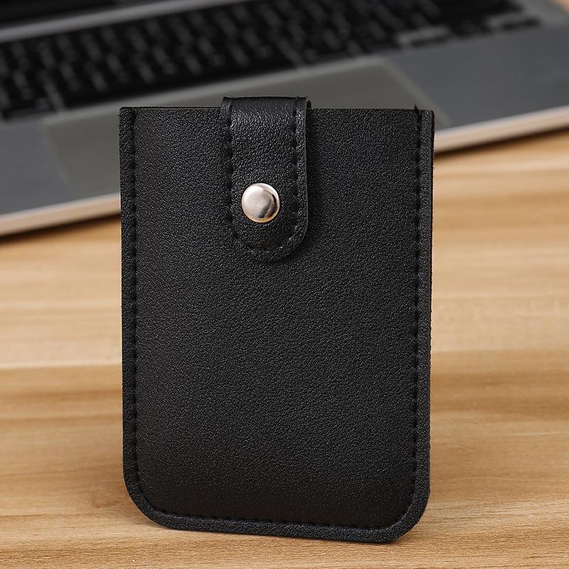 Pu Leather Credit Card Holder Bag 5Pcs Slots Men/Women Wallet Bank Leather Wallets With Money Clip Designer Cardholder