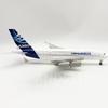 1/240 Scale 30CM Airplane Airbus 380 A380 Prototype Airline Model and Wheel Diecast Plastic Resin Plane For Desktop Decoration
