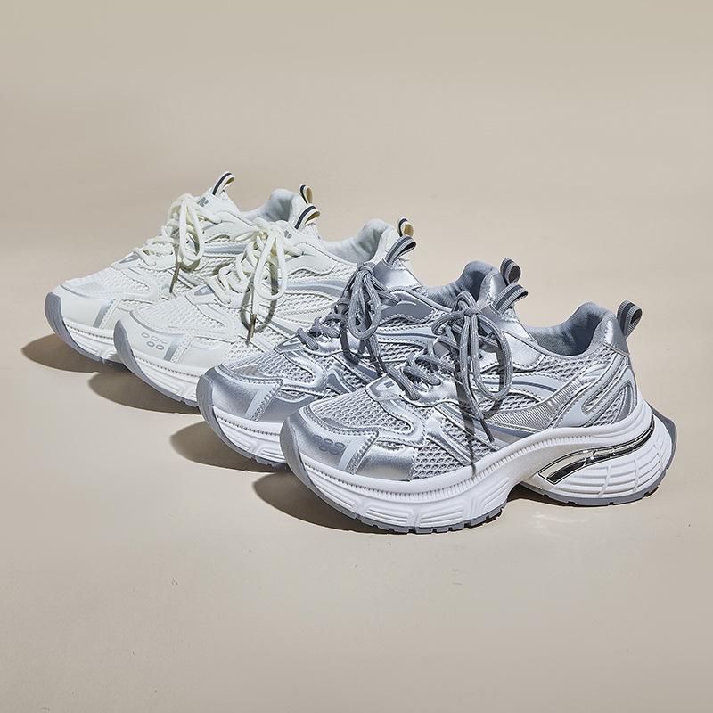 Neue Dad Shoes für Damen im Sommer Studentensport Laufen und Freizeit Mesh zur Verbesserung der Atmungsaktivität