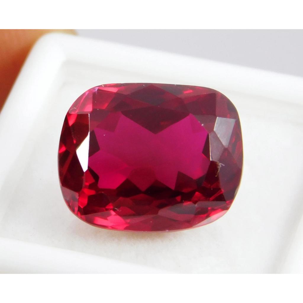 Certified 14.10 Ct Natural Burma Pigeon Blood Red Ruby Loose Gemstone Unheated