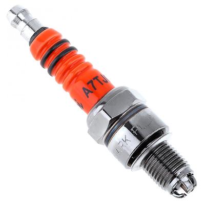 Candela A7TJC modificata da 69 mm con tre ugelli adatti per motociclette 110CC/auto con fascio GY6/125CC
