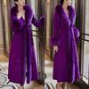 New Thickened Woolen Fur Collar Cashmere New Imitation Mink Coat Coat Imitation Leather Long Celebrity Coat