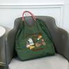 Nylon handbag bag new embroidered large capacity ball chain shoulder tide messenger tote bag
