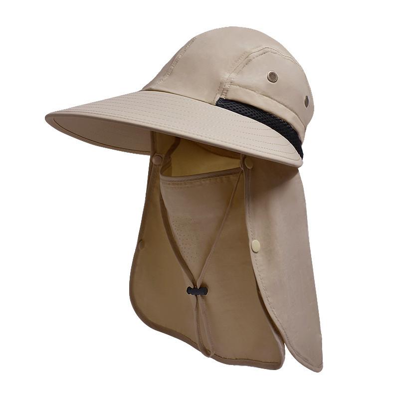 Fisherman Hat Summer Sun Protection Wide Brim Cap For Outdoor Hiking And Beach