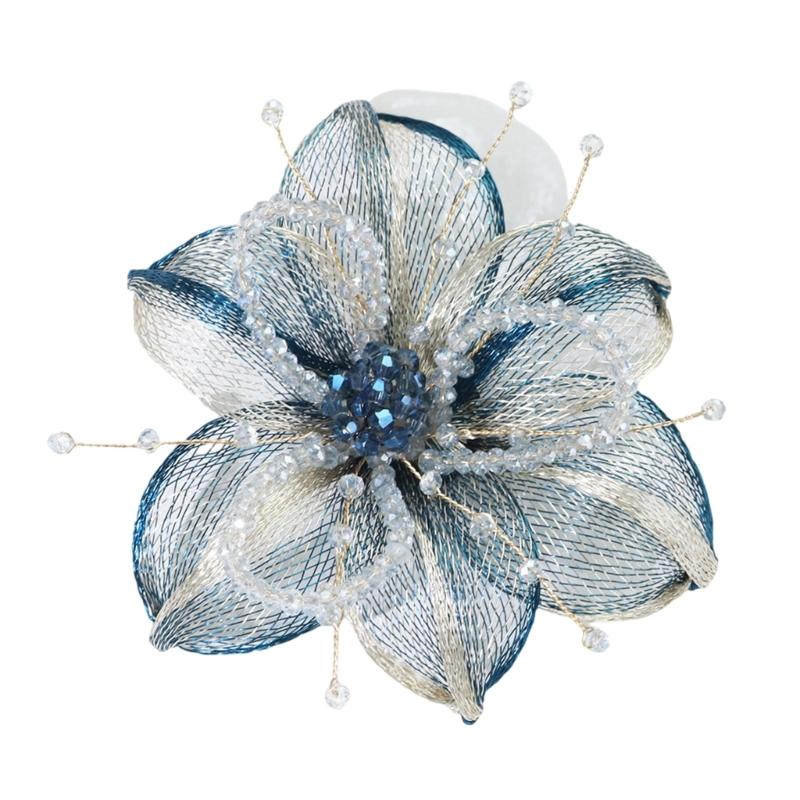 

Crystal Flower Brooch Applique DIY Crafts for Jeans Hat Bag Scarf Curtain Clothes Accessories Badges Sew on